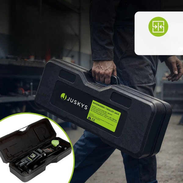 PODNOŚNIK SAMOCHODOWY 2,5T ŻABA LEWAREK HYDRAULICZNY AKCESORIAMI