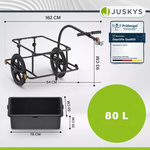 PRZYCZEPKA TRANSPORTOWA BAGAŻOWA ROWEROWA 90L DO ROWERU + PLANDEKA
