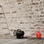 NAGRZEWNICA GAZOWA 30 kW MOBILNA DMUCHAWA GRZEJNIK PIECYK + WĄŻ REDUKTOR