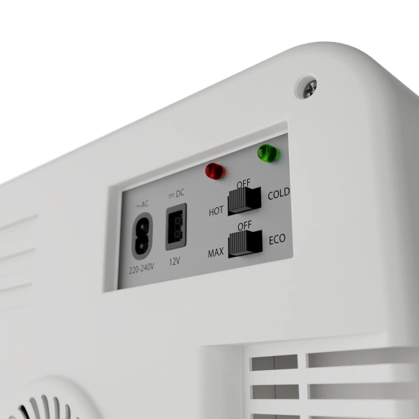 MINI LODÓWKA TURYSTYCZNA 15L ELEKTRYCZNA 12/230V PRZENOŚNA + GRZANIE BIAŁA