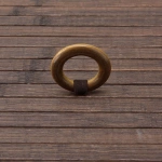 OKRĄGŁY KOSZ NA PRANIE BAMBUS 55L Z POKRYWĄ I WORKIEM NATURALNY EKO BRĄZOWY