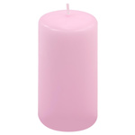 ŚWIECE STOŁOWE RÓŻOWE 12x 11,5x6 CM ŚWIECZKI WALCOWE TRADYCYJNE KOLUMNOWE