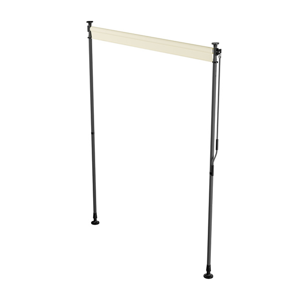 MARKIZA PIONOWA 150x310 CM ROZPOROWA BALKONOWA TARASOWA ROLETA BEŻOWA