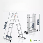 DRABINA ALUMINIOWA WIELOFUNKCYJNA 3,6M 12 STOPNI 150KG SKŁADANA