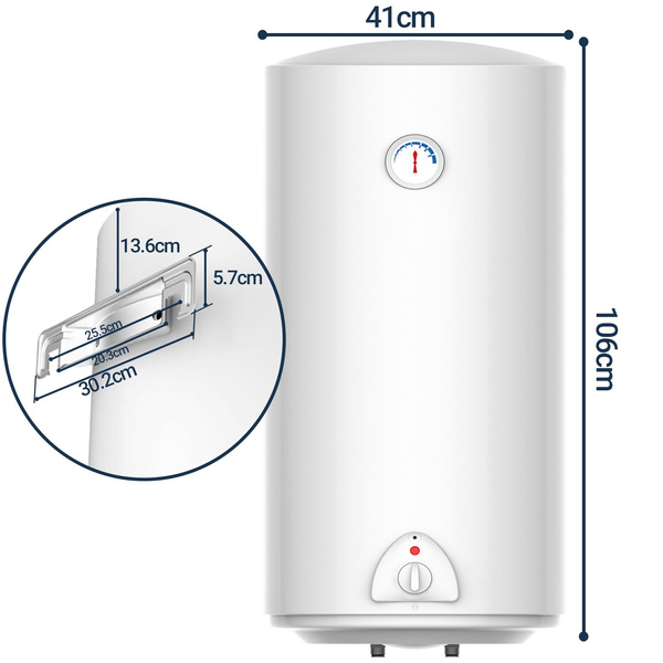 BOJLER 100L ELEKTRYCZNY PODGRZEWACZ WODY 1500W EMALIOWANY ZBIORNIK