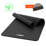 MAXXIVA CZARNA MATA PIANKOWA 190x100x1,5cm DO ĆWICZEŃ / JOGI / FITNESS