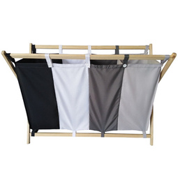 KOSZ NA PRANIE 4 KOMORY XXL ORGANIZER WOLNOSTOJĄCY DO PRALNI ŁAZIENKI