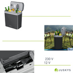 LODÓWKA TURYSTYCZNA 24L SAMOCHODOWA 12V ELEKTRYCZNA 230V PODGRZEWA CHŁODZI