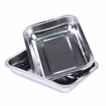 DESKA DO KROJENIA BAMBUS Z 2 NACZYNIAMI MISAMI ALUMINIOWYMI 40X30x6 CM