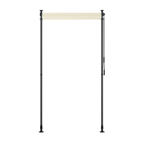 MARKIZA PIONOWA 100x310 CM ROZPOROWA BALKONOWA TARASOWA ROLETA BEŻOWA