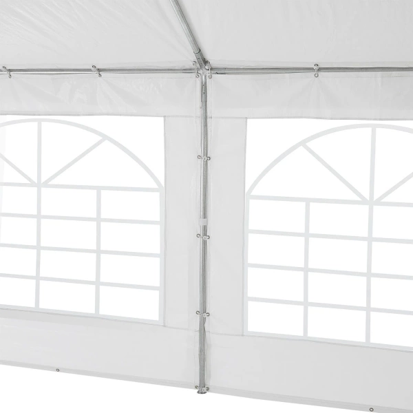 NAMIOT OGRODOWY 3X6M PAWILON IMPREZOWY HANDLOWY DRZWI BIAŁY UV WODOODPORNY