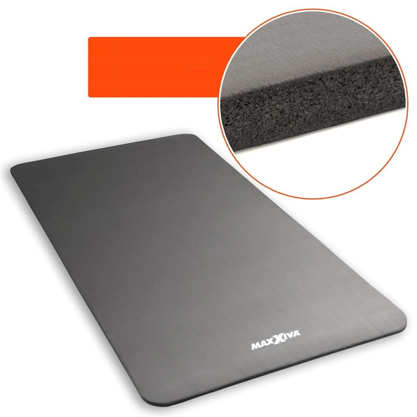 MAXXIVA SZARA MATA PIANKOWA 190x100x1,5cm DO ĆWICZEŃ / GIMNASTYKI / FITNESS
