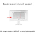REGULOWANY UCHWYT ŚCIENNY WIESZAK TV LCD LED 32-86
