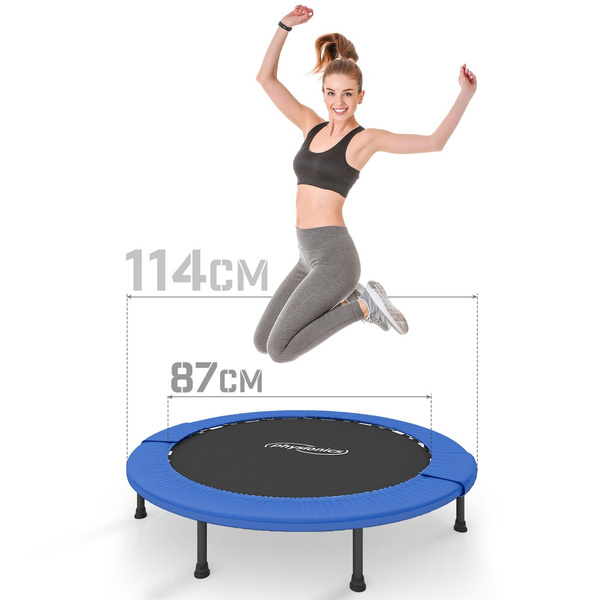TRAMPOLINA FITNESS 114 CM 100 KG DO DOMU OGRODU