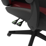 FOTEL GAMINGOWY BIUROWY KUBEŁKOWY GRACZA OBROTOWY HYPERSEAT CZARNY BORDOWY