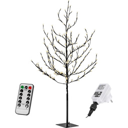 DRZEWKO ŚWIECĄCE 220 CM ŚWIĄTECZNE LAMPKI LED
