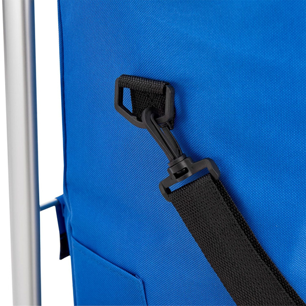 WÓZEK 3w1 NA ZAKUPY ZAKUPOWY 56 L TORBA NA KÓŁKACH SKŁADANY LEKKI NIEBIESKI