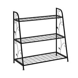 KWIETNIK METALOWY STOJAK NA DONICZKI CZARNY LOFT