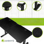 BIURKO ELEKTRYCZNE 160x75 REGULOWANE CZARNE Z REGULACJĄ WYSOKOŚCI PAMIĘCIĄ