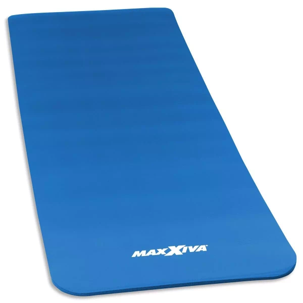 MAXXIVA NIEBIESKA MATA PIANKOWA 190x60x1,5cm DO ĆWICZEŃ / JOGI / FITNESS