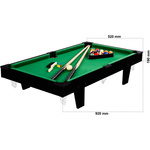 BRĄZOWY MINI STÓŁ BILARDOWY POOL BILARD +AKCESORIA