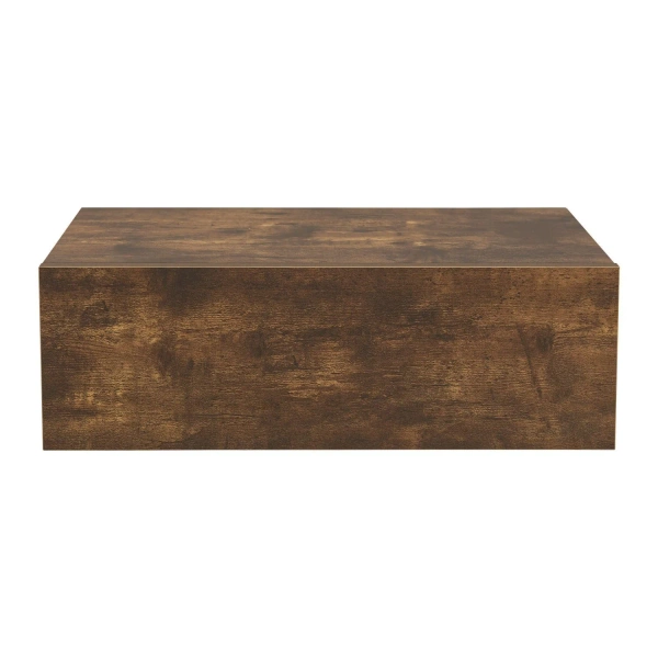 ZESTAW 2 SZAFEK NOCNYCH WISZĄCYCH Z SZUFLADĄ 46x30x15 CM DREWNOPODOBNY 