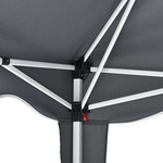 SZARY PAWILON OGRODOWY 3X3 m NAMIOT IMPREZOWY HANDLOWY EKSPRESOWY STELAŻ