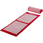 CZERWONA MATA ZDROWOTNA DO AKUPRESURY 130x50 CM Z KOLCAMI NA BÓL PLECÓW