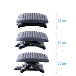 PODNÓŻEK BIUROWY Z REGULACJĄ WYSOKOŚCI ERGONOMICZNY ANTYPOŚLIZGOWY V1