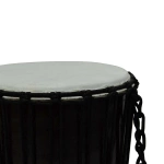 DJEMBE AFRYKAŃSKI BĘBEN 60 CM MAHOŃ RĘCZNIE MALOWANY KOZIA SKÓRA BONGO