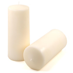 ŚWIECE STOŁOWE KREMOWE 4 SZT 25x10 CM ŚWIECZKI WALCOWE TRADYCYJNE KOLUMNOWE