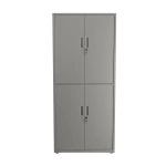 SZAFA METALOWA BIUROWA NA DOKUMENTY AKTA KLUCZ WARSZTATOWA DO GARAŻU SZARA