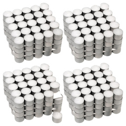 400 ŚWIECZEK TEALIGHT PODGRZEWACZE W ALUMINIUM CZAS PALENIA 8H BEZZAPACHOWE