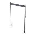 MARKIZA PIONOWA 150x310 CM ROZPOROWA BALKONOWA TARASOWA ROLETA ANTRACYTOWA