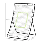 SIATKA DO ODBIĆ BASEBALL REBOUNDER 140 cm BRAMKA TRENINGOWA PIŁKARSKA