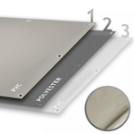 SZARA PLANDEKA 4x7 M 650G/M2 PRZEMYSŁOWA OCHRONNA Z OCZKAMI OKRYCIOWA