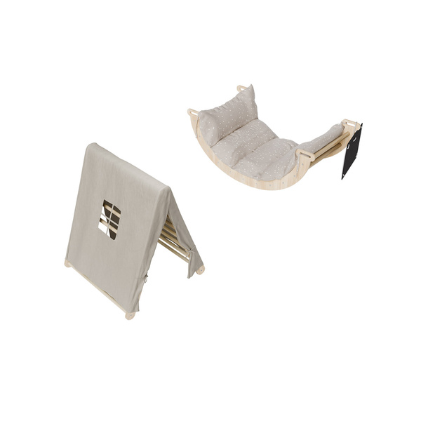 ZESTAW WSPINACZKOWY PLAC ZABAW DO DOMU DLA DZIECI BUJAK ZJEŻDŻALNIA ŚCIANKA