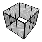 METALOWY KOMPOSTOWNIK OGRODOWY 800L STAL OCYNKOWANA SZYBKI MONTAŻ CZARNY