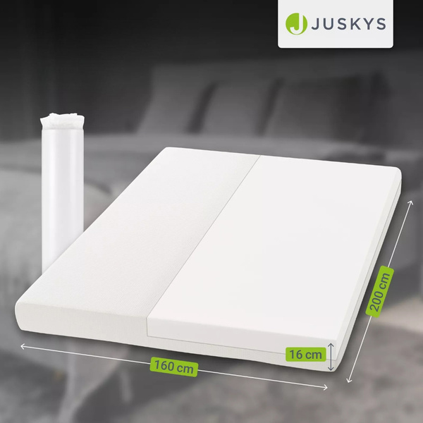 MATERAC PIANKOWY 160x200 16 CM H3 ORTOPEDYCZNY ANTYALERGICZNY MEMORY PIANKA