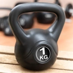 KETTLEBELL MAXXIVA 1 KG CZARNY OBCIĄŻENIE  HANTLA KOMPOZYTOWA KULA