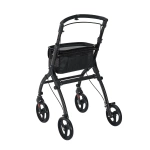 CZARNY ROLLATOR BALKONIK NA KÓŁKACH REHABILITACYJNY CHODZIK
