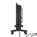 GRZEJNIK ELEKTRYCZNY 2000W CZARNY SZKLANY STOJĄCY ŚCIENNY + WLAN WIFI