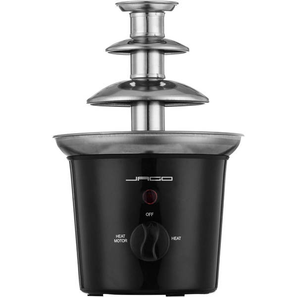 CZARNA FONTANNA DO CZEKOLADY 60W FOUNDE 3 POZIOMY