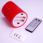 4x ŚWIECE LED Z PRAWDZIWEGO WOSKU ŚWIECZKI BEZ PŁOMIENIA NA BATERIE +PILOT