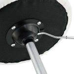 HOKER PUFA TABORET TONIA DO TOALETKI KOSMETYCZNEJ PODUSZKA Z EKOSKÓRY BIAŁY