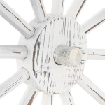 DREWNIANE KOŁO DEKORACYJNE WHITEWASH 90 CM VINTAGE DEKORACJA WESTERN