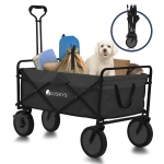 WÓZEK PRZYCZEPKA TRANSPORTOWA BAGAŻOWA PLAŻOWA DO 100KG SKŁADANA