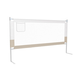 BARIERKA OCHRONNA DO ŁÓŻKA 180 CM OCHRONNA DLA DZIECKA REGULOWANA BEŻOWA