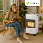 PIECYK GAZOWY 4,2kW NA BUTLĘ GAZ LPG BIAŁY GRZEJNIK SKŁADANY PROMIENNIK