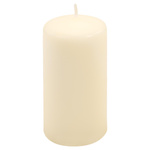 ŚWIECE STOŁOWE KREMOWE 6 SZT 11,5x6CM ŚWIECZKI WALCOWE TRADYCYJNE KOLUMNOWE
